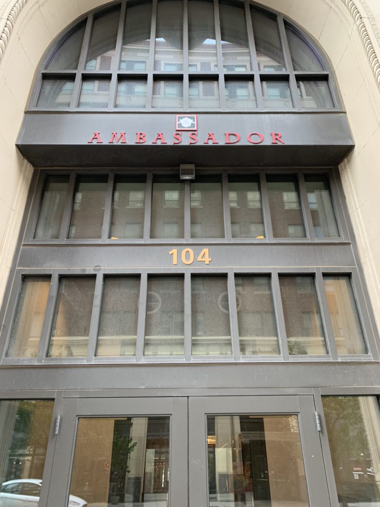 Ambassador Hotel Front